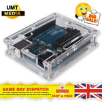 Arduino Uno R3 Acrylic Case Enclosure Shell Transparent Clear Computer Box