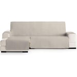 ECOMMERC3 Housse de canapé d'angle extra gauche, ajustement polyvalent et facile à installer - Housse de canapé longue droite beige, idéale pour protection partielle et utilisation avec des animaux de