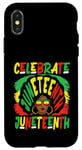 Coque pour iPhone X/XS Juneteenth Celebrate 1865 Black History Afro Hair Women