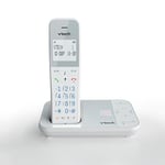 VTech XS1050 Téléphone sans Fil avec répondeur, téléphone DECT sans Fil, détection de l'appelant, amplificateur de Volume, Fonction Mains Libres, Protection des appels