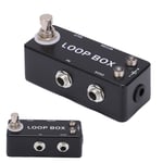 5 Guitar Loop Effect Metal Black Mini Pedal True Bypass Channel Selection REL UK