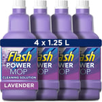 Flash Powermop Refill Liquid, Power Mop 1.25 l (Pack of 4) 