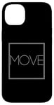 Coque pour iPhone 14 Plus Move - Déclaration minimaliste Fitness Action Sports Lover