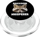 Raccoon Whisperer Funny Street Cat Pun Trash Panda PopSockets PopGrip for MagSafe