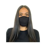 FRUIT Next Level Eco Performance Face Mask - Charcoal / One Size