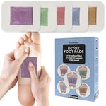 Tanness 20 Pack Assorted Foot Pads | Detox Foot Patches | Foot Spa Deep Cleansing Pads with Adhesive Films for Removing Body Toxins, Migraine Relief, Foot Care, and Sleep Aid (Assorted)