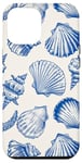 iPhone 12 Pro Max Blue ink Seashell Starfish Ocean Beach Sea Case