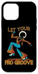 iPhone 12 mini Let Your Fro Groove Retro 70s Music Afro Disco Funky Case