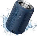 Enceintes Bluetooth,T10 Enceinte Étanche,Lecture de 8 Heures,Enceinte Portable,Petite,Légère,Mini,sans Fil,Enceinte de Douche,Prise en Charge Auxiliaire et Carte TF (Bleu)