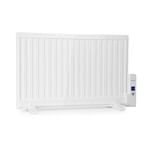 oneConcept Radiateur Electrique Mobile, Radiateur à Bain d'Huile Fixation Murale, Faible Consommation d'Energie et Silencieux, 800W, Chauffage Electrique avec Thermostat, Tactile, Chauffage d'Appoint