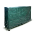 Bâche de protection spéciale serre bûches - TERRE JARDIN - Ultra résistante - Vert - 200 x 60 x 112 cm