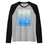 The Ground is overrated Bungee Jumping Raglan Baseball Tee