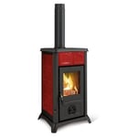 NORDICA 7111620 GEMMA 5.0 ÉLÉGANCE POÊLE À BOIS 7Kw 5 ÉTOILES BORDEAUX CE A+