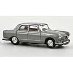 PEUGEOT 404 1968 GREY METALLIC 1:87 Norev Auto Stradali Die Cast Modellino