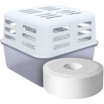 BOLASECA - Absorbeur d'humidité box + recharge galet percé 425g