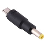 Strömkontakt 5,5x2,5mm för microUSB (hane) adapter