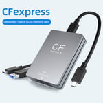 Lecteur de carte CF Express Type B,USB 3.2,10Gbps,adaptateur,prise en charge Android,Windows,Mac OS - Type TypeA SD3.0 2in1