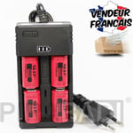 CHARGEUR RS-93 + 2 PILES ACCU RECHARGEABLE CR123A CR123 16340 3.7v 2800mAH 14