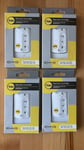 4x Yale Locks HSA6060 Alarm Accessory - Remote Keyfob - Wireless - White - New