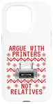 iPhone 15 Pro Ugly Christmas Printer, IT Technician, Computer Office Funny Case