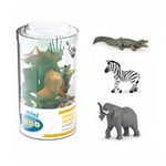 Coffret figurines Mini Tub's animaux sauvages Papo