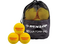 Dunlop Tennis Balls Dunlop Indoor Foam 12Pcs