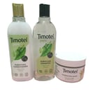 Timotei Purifying Shampoo, Conditioner, Mask, 3x300ml Green Tea Exract Aloe Vera