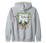 Universal Monsters The Invisible Man Christmas Lights Crest Zip Hoodie