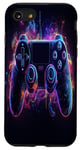 Coque pour iPhone SE (2020) / 7 / 8 Superbe manette de jeu vidéo pour gamer garçons hommes