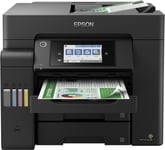 Epson EcoTank L6550 - allt-i-ett utskriftsenhet - skriv ut, skanna, kopiera, faxa 4800 x 2400 DPI A4 25ppm Wi-Fi AirPrint