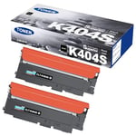 CLT-P404C K404S Toner Compatible avec Samsung C480W CLT-404S CLT-K404S CLT-C404S CLT-Y404S CLT-M404S pour Xpress SL C480W C480FW C430W C430 C480 C480 C480 FN C48. X (Noir, Lot de 2)