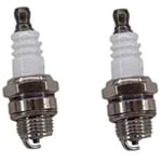 2 Pack Bougie d'allumage Convient pour Stihl 025 MS250 MS 210 TS400 TS410 TS420 TS460 017 018 021 02