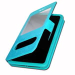 Oukitel U7 Pro Etui Housse Coque Folio Turquoise De Qualité By Ph26®