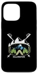 Coque pour iPhone 13 Pro Max Killington Vermont Masque de ski Motif montagne