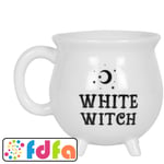 Something Different White Witch Cauldron Mug Gift Black Magic Gift