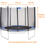 Filet de sécurité seul pour trampoline ralli ø 300cm - Kangui