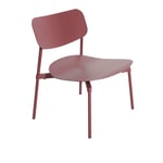 Petite Friture - Fromme Lounge Armchair, Brown Red - Loungestoler - Tom Chung - Rød - Metall