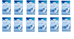 144 TENA DISCREET MAXI Absorbant Incontinence Urinaire 12 Bustex 12