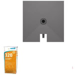 Wedi - Receveur à carreler 90 x 90 cm Fundo Plano, bonde intégrée + Colle 320