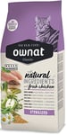 Ownat Classic Sterilized Cat Aliment pour Chats – 1500 GR