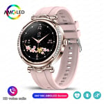 Fashion Women Smart Watch, Heart Rate Custom Dial Watch Make Voice Call, GIFT