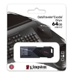 Kingston DataTraveler Exodia Onyx 64GB USB-A Flash Drive Kingston