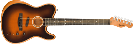 Fender American Acoustasonic Telecaster, Ebony Fingerboard, Sunburst