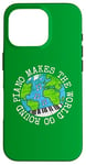 Coque pour iPhone 16 Pro Le piano fait tourner le monde, musicien pianiste