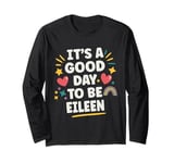 EILEEN Personalized Retro Girls Custom EILEEN Name Long Sleeve T-Shirt