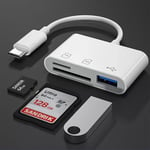 USB-C to SD Card Reader Adapter for Apple i Pad,MacBook Pro/Air & Samsung Device