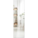 Goplus - Miroir Mural Pleine Longueur, 110 cm x 38 cm Miroir rectangulaire sans Cadre avec Accessoires de Montage Mural, Miroir Long pour Dressing