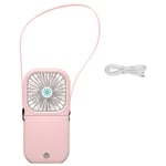 Tlily - Ventilateur de Cou Suspendu Portable Mini Pliant Rechargeable usb Climatiseur Poche ExtéRieur Refroidisseur Voyage,Rose