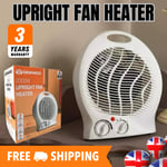 Daewoo Upright Fan Heater Two Heat Setting Sleek & Stylish Carry Handle 2000Watt