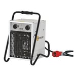 Chauffage air pulsé portable électrique avec thermostat d'ambiance intégré 5 kW 490m3/H 380V - B5C/S - Sovelor